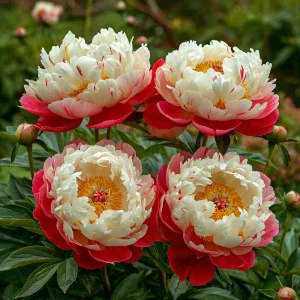 Пион Коралловый Каскад купить по цене от 490р. в интернет-магазине «Посадика» с доставкой почтой в в Белокурихае и по всей России – [изображение №1].