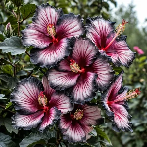 Гибискус садовый Самер Бридж купить по цене от 306р. в интернет-магазине «Посадика» с доставкой почтой в в Белокурихае и по всей России – [изображение №1].