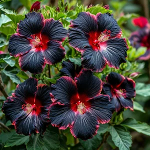 Гибискус садовый Файер Дэнсер купить по цене от 450р. в интернет-магазине «Посадика» с доставкой почтой в в Белокурихае и по всей России – [изображение №1].